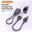 Móc Khóa Di Động Cáp Dữ Liệu Ngắn PD60W Dây Sạc Nhanh Cáp Dữ Liệu Silicon Type-C Sang IOS / Type-C Cáp Dữ Liệu Sạc Điện Thoại Cho Power Bank
