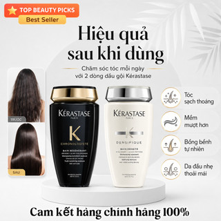Kérastase Chronologiste Bain Régénérant & Densifique Bain Densité Dầu Gội Phục Hồi Tóc Cao Cấp
