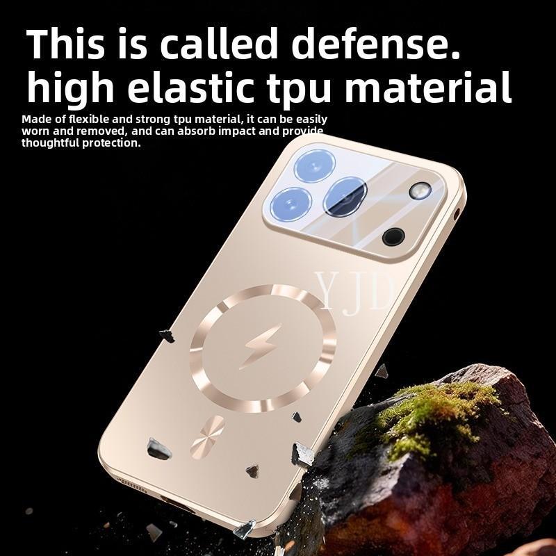 Ốp Lưng Cho Honor 600 Pro Mẫu Mới Matte Back Panel Bảo Vệ Ống Kính Từ Tính Hút Chống Rơi Vỏ Điện Thoại