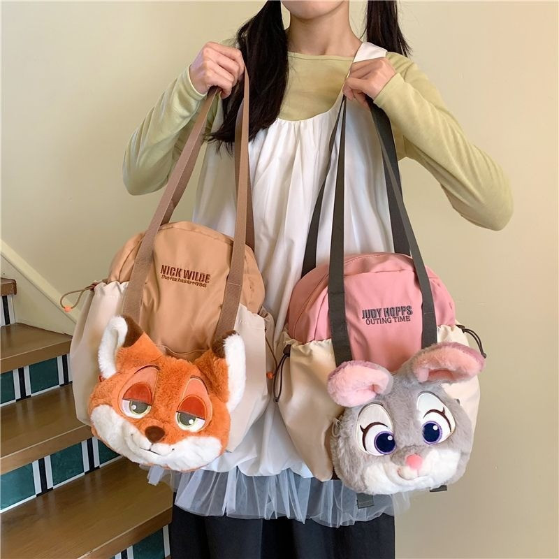 Spike Giá Phong Cách Mới Dễ Thương Judy Nick Sang Trọng Túi Xách Cô Gái Ngộ nghĩnh Trái Tim Cáo Thỏ Búp Bê Đeo Ngang Túi Thời Trang Hợp Thời Trang Quà Tặng