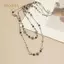 PNPIA- Áo len dài đính cườm Bohemian Nelace Thời trang nữ bền bỉ dài Nelace