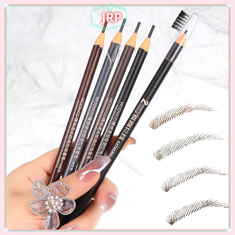 JRP 1 Chiếc Bút Chì Lông Mày Chống Mồ Hôi Chống Thấm Nước Bút Lông Mày Siêu Mỏng Dành Cho Nữ Làm Đẹp Mỹ Phẩm Bút Chì Lông Mày Mỹ Phẩm Dụng Cụ JRP