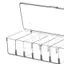 Hộp đựng thẻ giao dịch GHX Hộp đựng thẻ Acrylic Bảo quản sở thích chắc chắn Bảo vệ với 7 ngăn chia có thể tháo rời cho thẻ giao dịch VN