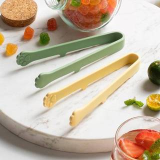 KUZHEN Sáng Tạo Nhật Bản Mèo Paw Shape Silicone Mini Sna Kẹp Thực Phẩm Chống Trơn Trượt Tay Cầm BBQ Bánh Mì Đá Viên Kẹp Phụ Kiện Nhà Bếp HOT