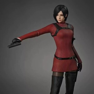 32cm Resident Evil 4 Remake Ada Wong Nhân Vật Hành Động Áo Len Đỏ Ver PVC Tượng Đồ Chơi Mô Hình