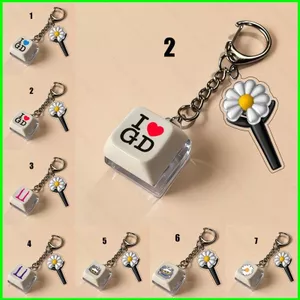 HT3 BIGBANG Acrylic Móc Khóa G-DRAGON Ánh Sáng Dính Mặt Dây Chuyền Dạ Quang Bền Cho Ba Lô Túi & Chìa Khóa TH3