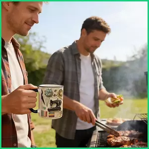Cốc Cà Phê Ngộ nghĩnh Chịu Nhiệt Latte Drinkware Nóng Cacao Gốm Cốc Cho Cappuccino Sữa Rượu Nước ép Bia jiwvn