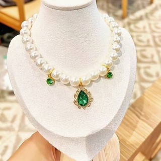 [Hàng cho thú cưng dễ thương] Vòng cổ ngọc trai mèo Phụ kiện sang trọng nhẹ nhàng dễ thương