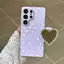 Ốp Điện Thoại Samsung S26 Ultra Ốp Bảo Vệ Hút Từ Tính Nhật Bản Giá Đỡ Tình Yêu Hàn Quốc S25ultra S24 Plus Bề Mặt Gương Dây Đeo Tay Thời Trang Vỏ Bảo Vệ Chống Sốc