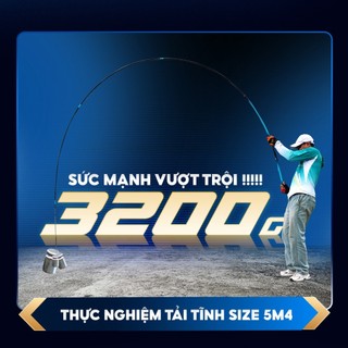 Cần câu đài V5 PLUS độ cứng 5H phiên bản tổng hợp carbon T1000+40T+30T Rice Fishing CC-51