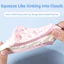 THEGIRL8B Đồ chơi kẹp bánh hình tam giác, Bánh mô phỏng Đồ chơi có thể bóp được phô mai tam giác di động, Quà tặng Fuuny Phục hồi chậm Đồ chơi bóp bánh thực tế sáng tạo Đồ chơi giáo dục