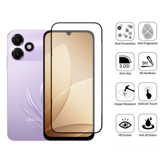 1-2 Chiếc OPPO A6c 4G HD Kính Cường Lực Bảo Vệ Màn Hình Cho OPPO A6s A6t Pro A6 A5i A5x A5 A3X A3 A79 A40 A60 A58 A78 A18 A38 4G 5G 9D Phim Bảo Vệ Kính