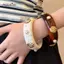 AqToCna Bohemian Shell Nhựa Braclets Dành Cho Nữ Hình Học Hyperbole Vintage Lắc Tay Trang Sức Thời Trang Thanh Lịch Acrylic Pulseras AqToCna