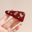 Năm Mới Đỏ Full Kim Cương May Mắn Pony Tóc Nữ Phong Cách Mới Bên Kẹp Bên Kẹp Mũ Đội Đầu Nổ Kẹp BB Kẹp TEXL