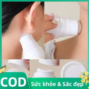 Trong kho 50/100ml Trắng nhựa con lăn bóng chai bơm lại du lịch tinh dầu container cá tuyết