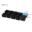 < WHPHous-t > Bộ làm mát tản nhiệt tản nhiệt bằng nhôm 5 chiếc 22 * 22 * 15mm có băng giữ nhiệt cho Chip điện tử IC LEDputer Đẹp