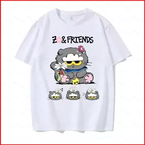 GC1 G-DRAGON BIGBANG ZOA thoải mái mềm mại mới Áo thun người hâm mộ quà tặng FAM tay ngắn áo thun GC1