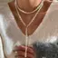 XUAN Vintage Ngọc Trai Nhiều Lớp Ngọc Trai Hạt Nelace Cho Nữ Ngọt Ngào Thanh Lịch Trang Sức Tiệc Cưới Quà Tặng VN
