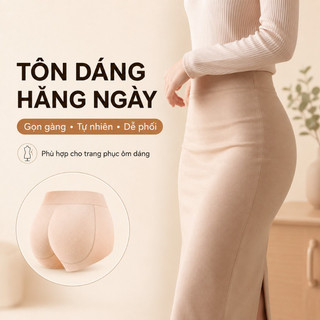 Quần độn mông 3D không lộ viền – Nâng mông tự nhiên, ôm gọn, mặc êm – Mềm mại, thoải mái – Độ dày 1,6cm / 2,5cm