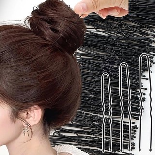 Kẹp tóc hình chữ U thời trang nữ - Kẹp tóc gợn sóng vô hình màu đen