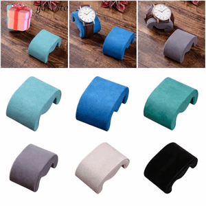 Đồng hồ GAVESTO Gối lưu trữ, Màn hình cố định Gối cố định, Da lộn Nhung Đồng hồ đeo tay đa chức năng Đệm vòng tay