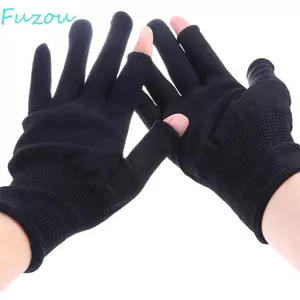 FUJIOU Nam Găng Tay Nylon Leo Núi Thể Thao Mùa Hè Thể Thao Ba Ngón Tay Chống Nắng Ngón Chống Nắng Chống Gió Chống Nắng Đi Xe Đạp Ngoài Trời Găng Tay Chống Trượt