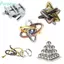 Đồ chơi xếp hình trí tuệ hợp kim FUJIZOU, Đồ chơi mở khóa Luban Đồ chơi mở khóa Đồ chơi xếp hình 3D, Đồ chơi phát triển Khóa chìa khóa Brain Teaser Retro Luban Lock Đồ chơi xếp hình Trẻ em và người lớn