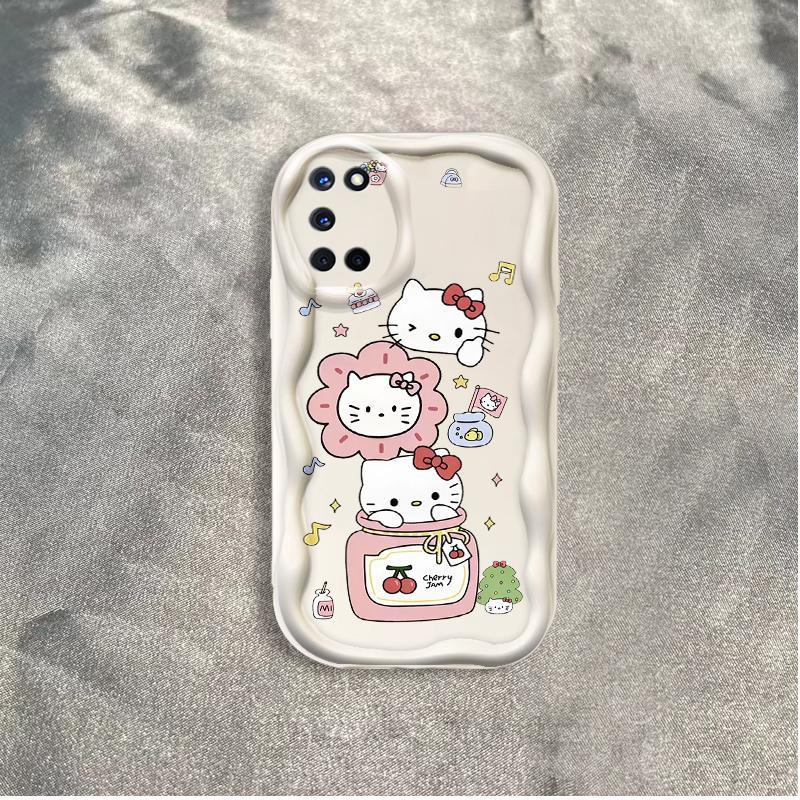 Thích hợp cho điện thoại thông minh 3D OPPO A52 A72 A92 Mềm TPU Kitty Cat Vỏ điện thoại chống sốc