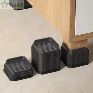 Nâng Giường YUUKII, Tấm Lót Chân Nội Thất Chống Trơn Trượt Vuông, Chuyên Nghiệp Nặng Có Thể Điều Chỉnh Giường Tròn Nâng Bàn Ghế Sofa Chân Ghế