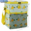 <cosyh>Oxford Floral Print Insulated Lunch Bag for Women Portable Foldable Picnic