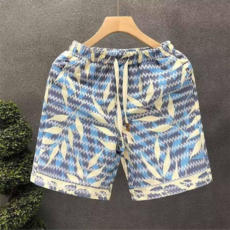 VG Thời Trang In Hình Quần Short Nam Mùa Hè Mỏng Bên Ngoài Mặc Thứ Năm Quần Nam Thể Thao Thường Ngày Đi Biển Quần