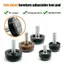 TRTR 4 / 8 Chiếc Nỉ Có Thể Điều Chỉnh Nội Thất Tròn Chân Vít Chống Trượt M6 M8 Bàn Ghế Tủ Cân Bằng Chân Miếng Lót VN