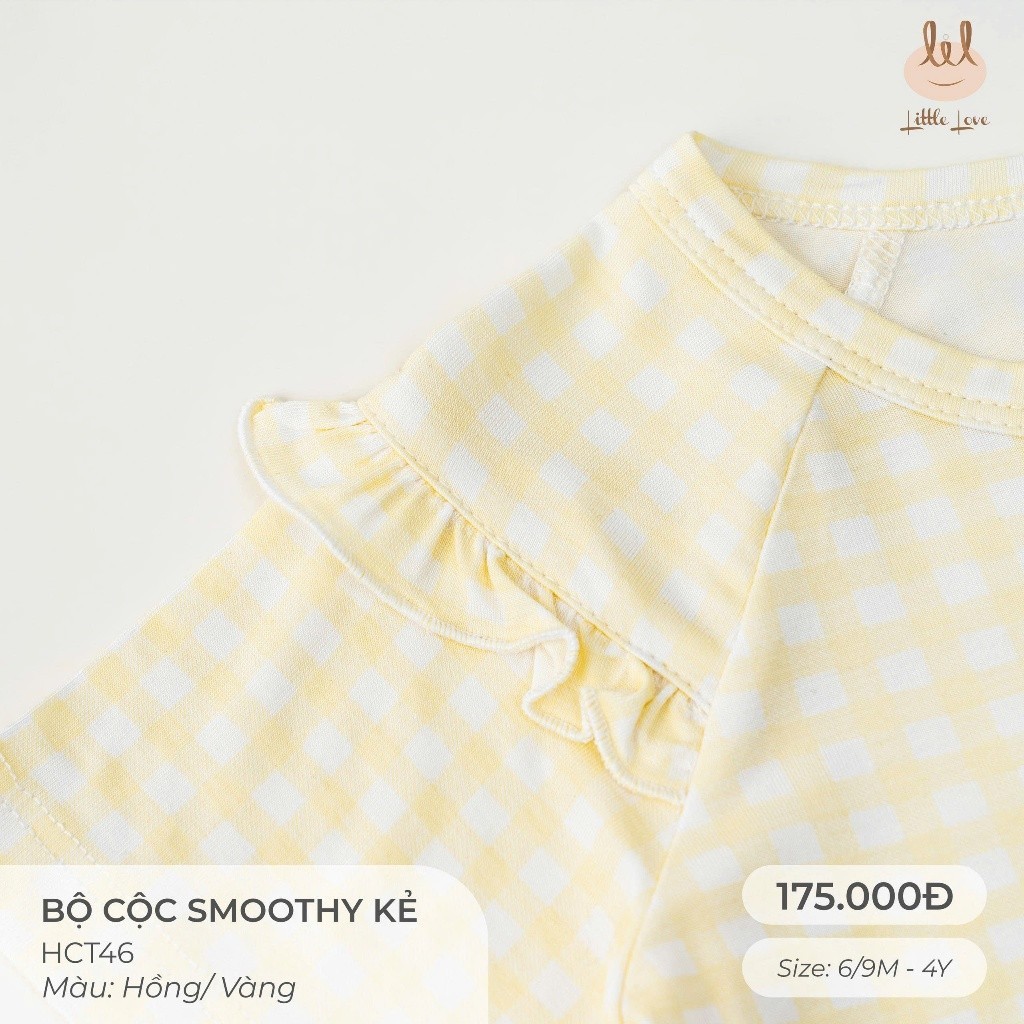 BỘ CỘC SỢI TRE KHÁNG KHUẨN VẢI KẺ [ SIÊU MỀM, MÁT, MỊN CO DÃN VÀ THẤM HÚT ] SZ CHO BÉ TỪ 6M -4Y (HCT46)