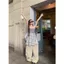 Milyfashion Màu Sắc Tương Phản Kẻ Sọc Khâu Váy Hai Cánh Ống Top Mùa Hè Mỏng Hơn Nhìn Rời Chữ a Hai Tay Y2K DY5J