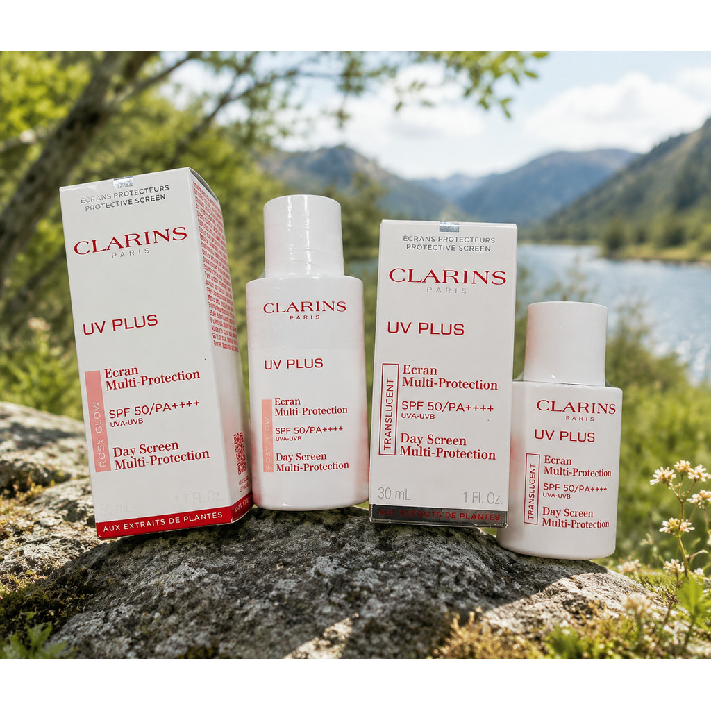 [Chính Hãng] Clarins UV PLUS Duo SPF50/PA++++ | Kem Chống Nắng Travel Exclusive, Bảo Vệ Da, Dưỡng Ẩm