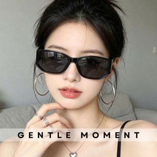 Kính râm gọng vuông GENTLE MOMENT kính mát chống tia UV thời trang nam nữ  thiết kế gọng cao cấp  GMT163