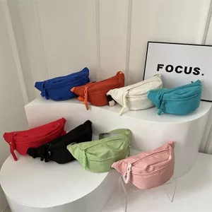 Nylon Thời Trang Túi Bánh Bao Thanh Niên Hợp Thời Trang Túi Nhỏ Toàn Bộ Ủi Khâu Thiết Kế Nhiều Màu Phù Hợp Với Phù Hợp Cho 18-2
