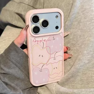 Táo sữa trắng Thích hợp iPhone 17p trường hợp điện nghoại 16/1511/12 mới 13 dễ nghươo 14
