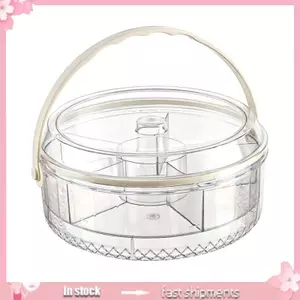 Hộp đựng ngăn đá tròn YOI Nắp kín Hộp đựng Acrylic an toàn