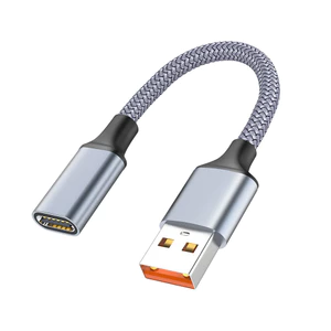 Bộ chuyển đổi âm thanh USB Male sang Type-C Female có DAC, dành cho PC / Laptop Âm thanh kỹ thuật số sang Tai nghe / Card âm thanh USB-C, Âm thanh nổi Hi-Fi, Plug & Play, 0,1m / 0,5m / 1m, Nylon bện