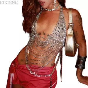 KIKIN Shimmering Kim Cương Giả Vòng cổ Corset Cho Đám Cưới Và Chụp Ảnh