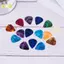 10 Chiếc Plectrums 1 Pi Giá Đỡ Điện Celluloid Acoustic Guitar Pis Nhiều Màu Sắc Đẹp