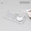 Hộp đựng phấn mắt vuông Mini JULYHOT có nắp trong suốt & tấm nhôm Nhựa DIY Blush Hộp đựng dụng cụ trang điểm Massivedeals