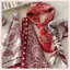 JRP Chấm Bi Paisley Satin Khăn Cho Nữ Vuông Đa Năng Nhẹ Ne Đầu Thắt Lưng Du Lịch Và Đi Chơi JRP