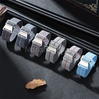 18 / 20 / 22mm Quân Đội Zulu Nylon Dây Đeo Đồng Hồ Đàn Hồi Nato Vải Dây Đeo Một Vòng Nam Nữ Dây Đeo Tay Vòng Tay