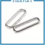 5 Miếng Bạc Thép Không Gỉ Nhẫn Nylon Dây Đeo Dây Thắt Lưng