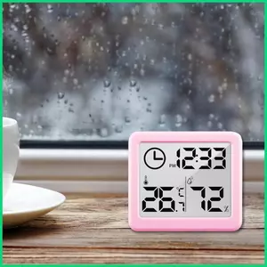 Máy đo độ ẩm kỹ thuật số Máy đo nhiệt độ và độ ẩm kỹ thuật số Máy đo nhiệt độ và độ ẩm cho phòng khách jiwvn