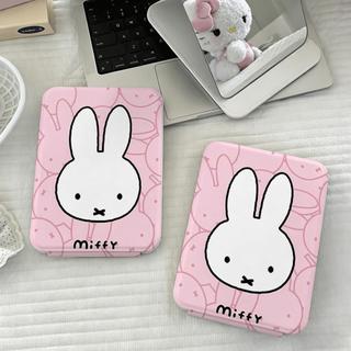 Gương gấp thỏ Miffy hồng dễ thương, gương trang điểm bỏ túi