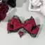 AqToCna Gothic Gothic Gothic Phong Cách Gothic Tóc Ruy Băng Nơ Kẹp Tóc Thời Trang Cho Bé Gái Mũ Đội Đầu Cao Cấp AqToCna
