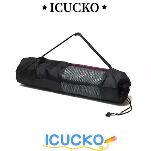 ICUCKO Túi Thảm Tập Yoga, Kéo Dài Cơ Bụng Túi Thảm Tập Yoga Thoáng Khí, Túi Đeo Vai Tổ Chức Lưới Chống Thấm Nước Túi Thể Thao Yoga Nam Nữ